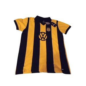 COPA Club Atletico Penarol VW Logo Soccer Jersey Polo Shirt XXL Black Yellow